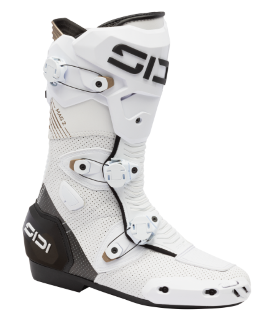 SIDI MAG-2 Air Boot - White/Black Size 45 - Team Dream Rides