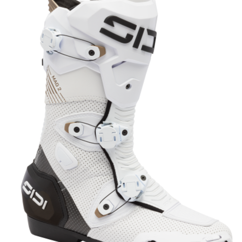SIDI MAG-2 Air Boot - White/Black Size 45 - Team Dream Rides