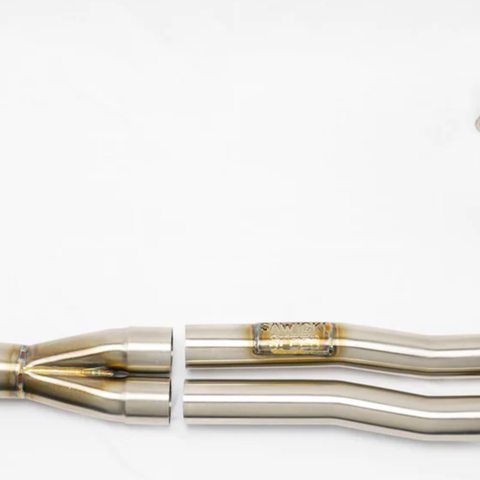 SAWICK Indian Challenger Full Length Exhaust - Brushed - Welded Cap - Team Dream Rides