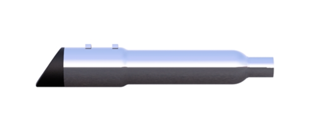 TAB Performance 50 Cal - Slip-On Mufflers - 1995-2016 H-D Touring - Chrome - Zombie Baffles - Black Slash Cut Tip