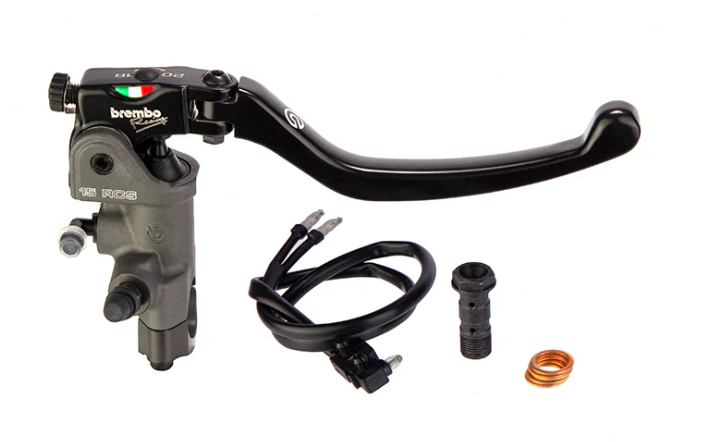 OG Brembo Radial RCS Brake Master Cylinder for 1" Handlebars - Dual Caliper