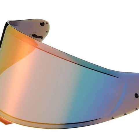 SHOEI CWR-F2 PINLOCK(R) READY FACE SHIELD - RED/ORANGE MIRROR