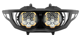 HOGWORKZ Silvertooth Performance LED Headlight for Harley Road Glide '23.5-'26