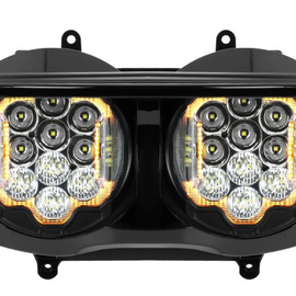 HOGWORKZ Silvertooth Performance LED Headlight for Harley Road Glide '23.5-'26