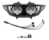 HOGWORKZ Silvertooth Performance LED Headlight for Harley Road Glide '23.5-'26