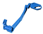 Advanblack CARBONGRIP Brake Pedal Kit for Harley Touring | Full CNC-Machined Aluminum | Adjustable Brake Arm w/ Multiple Position Settings - Blue