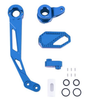 Advanblack CARBONGRIP Brake Pedal Kit for Harley Touring | Full CNC-Machined Aluminum | Adjustable Brake Arm w/ Multiple Position Settings - Blue