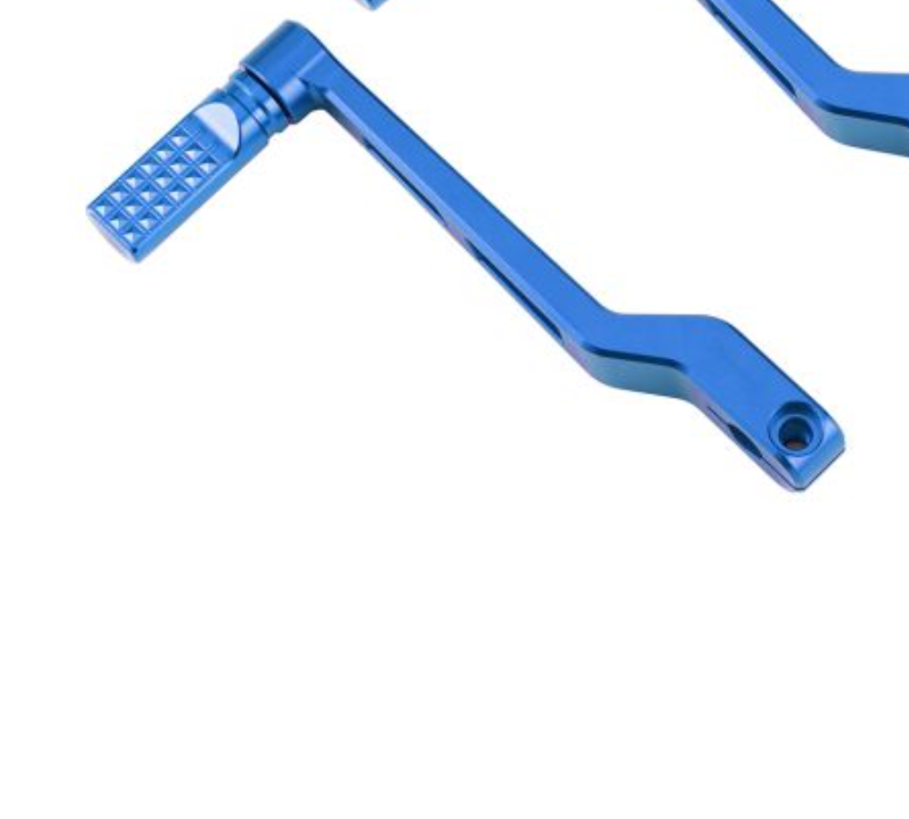 Advanblack CARBONGRIP Clutch Pedal Kit for Harley Touring | Full CNC-Machined Aluminum | Toe Shifter Only - Blue