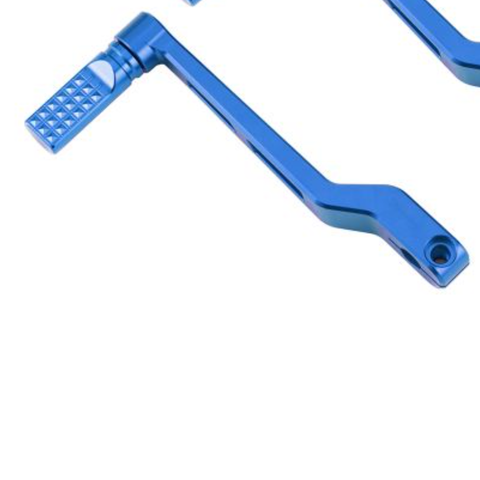 Advanblack CARBONGRIP Clutch Pedal Kit for Harley Touring | Full CNC-Machined Aluminum | Toe Shifter Only - Blue
