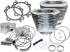 S&S CYCLE 107" Big Bore Cylinder Kit for Twin Cam - Silver - Part 910-0480