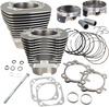 S&S CYCLE 124" Big Bore Cylinder Kit - Stone Gray for Twin Cam 910-0469