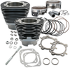 S&S CYCLE 124-Inch Cylinder and Piston Kit 910-0324 for Harley-Davidson Engines