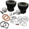 S&S CYCLE 3-7/16" Bore Cylinder and Stroker Piston Kit - Big Twin 91-9017