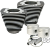 S&S Cycle 910-0182 Cylinder & Piston Kit for 80" Evolution Big Twin in Wrinkle Black