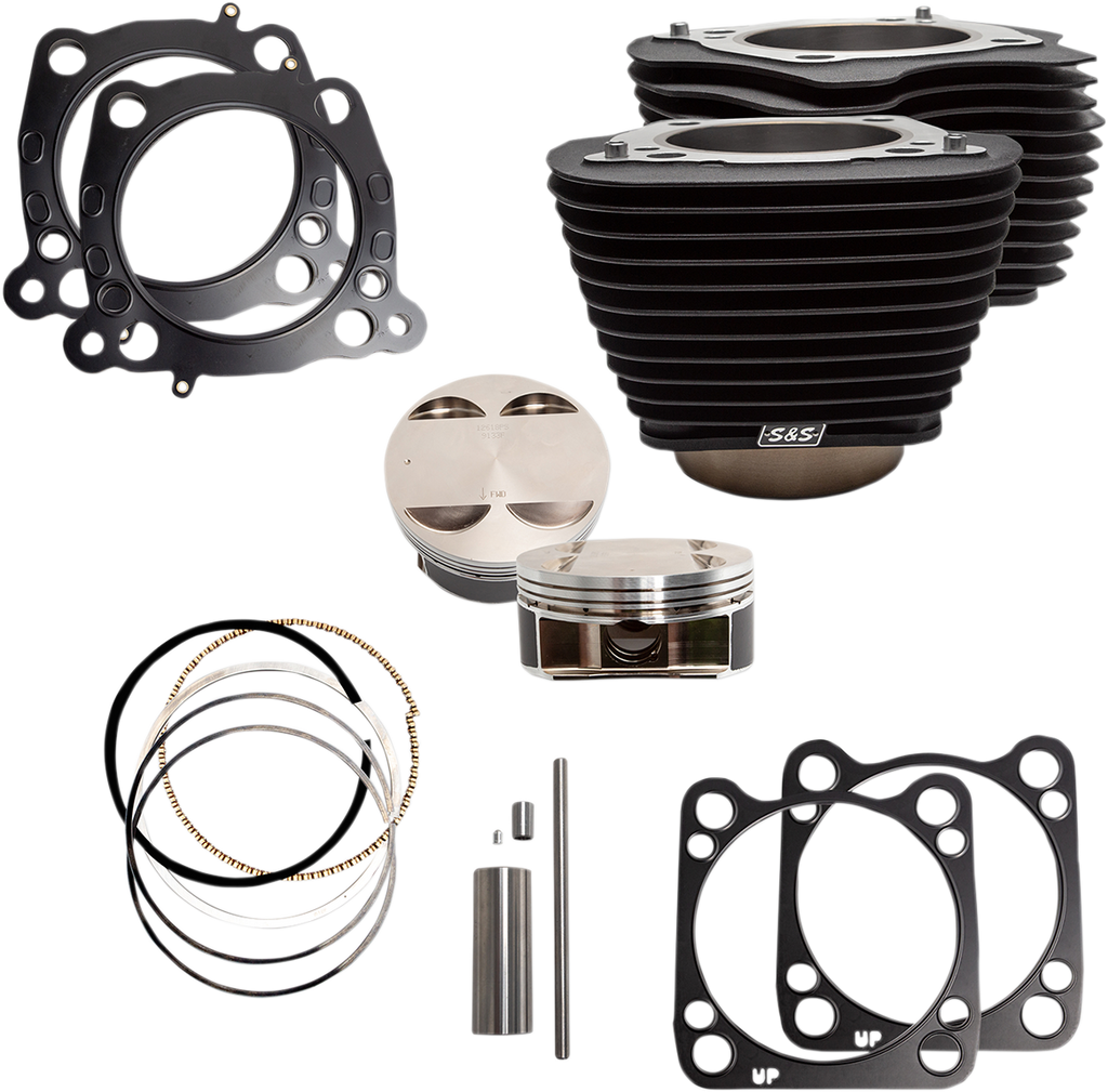 S&S CYCLE 128-Inch Big Bore Cylinder Kit for 114/117-Inch Engines - M8 910-0685