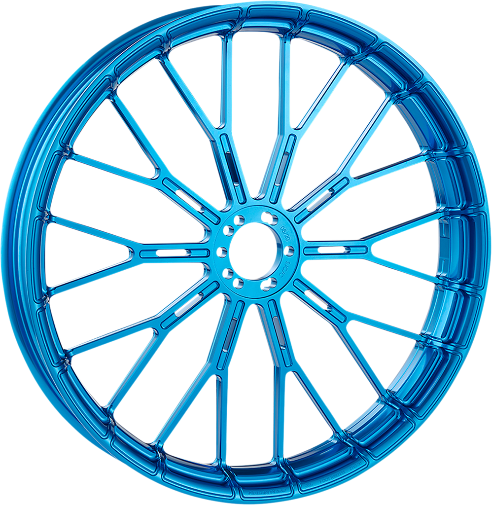 Arlen Ness Y-Spoke Front Rim - 21x3.5 inches - Blue - Part Number 71-545