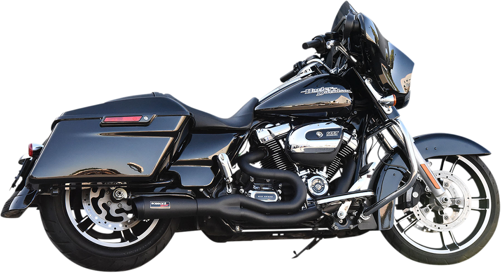 BASSANI XHAUST 2:1 Exhaust System with Black Finish, Part 1F68B