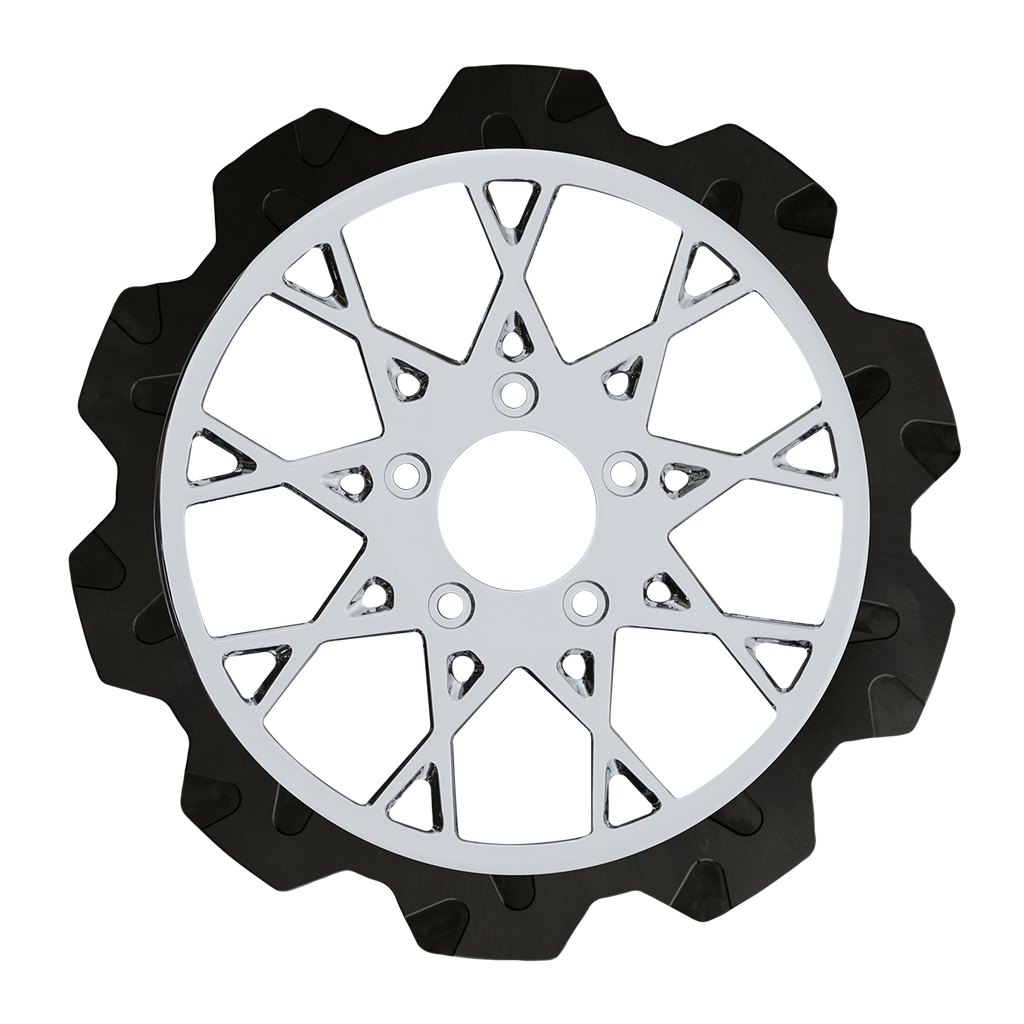 Oversized 13" Crown Cut Front Rotors - Team Dream Rides