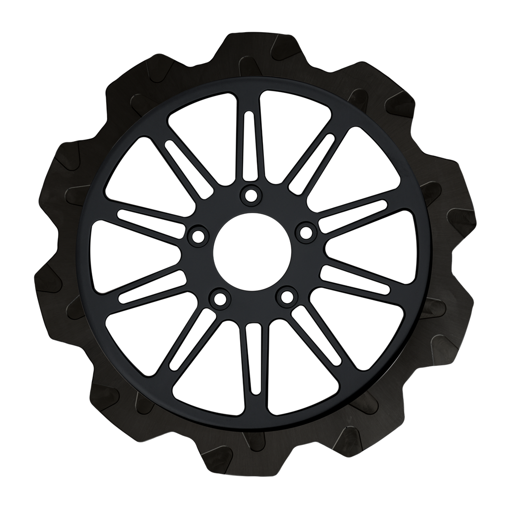 Oversized 13" Crown Cut Front Rotors - Team Dream Rides