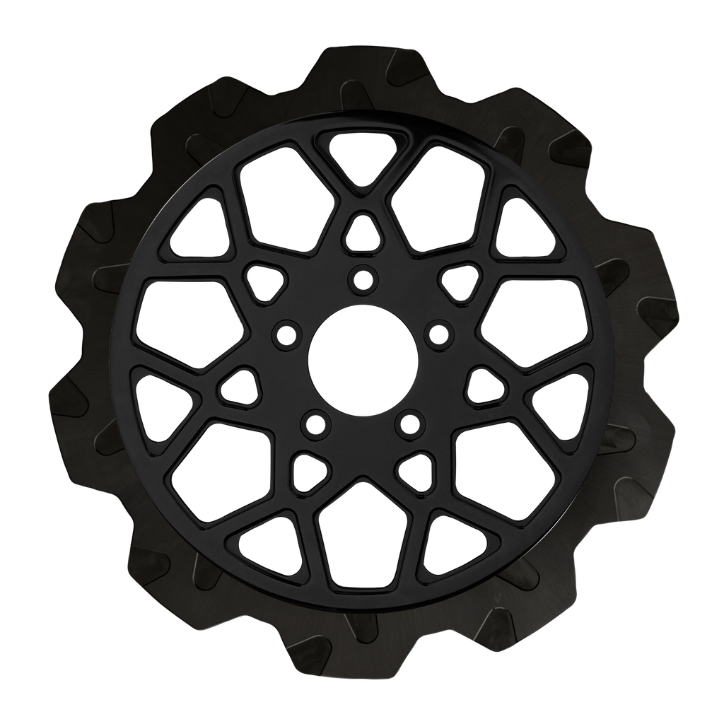 Oversized 13" Crown Cut Front Rotors - Team Dream Rides