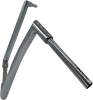 FAT BAGGERS INC. Handlebar - Flat Top - 16" - Chrome 607016 - Team Dream Rides