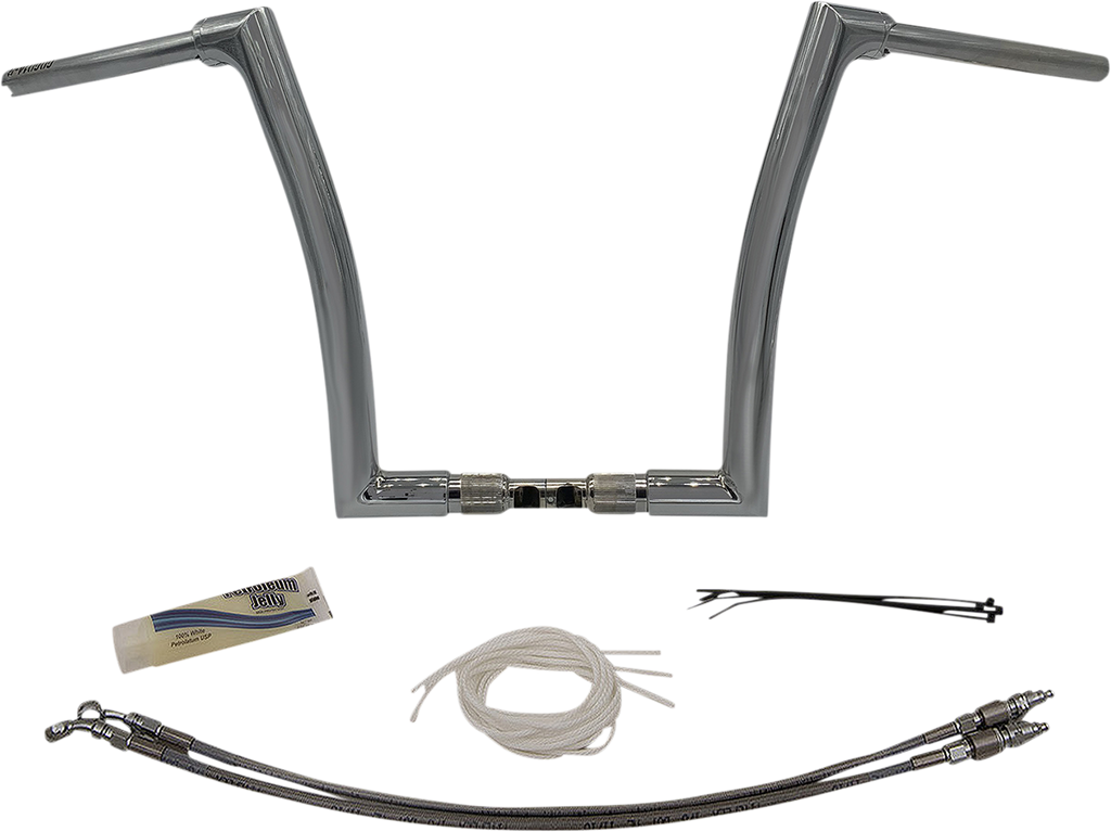 FAT BAGGERS INC. Handlebar Kit - Flat Top - 14" - Chrome 609314 - Team Dream Rides