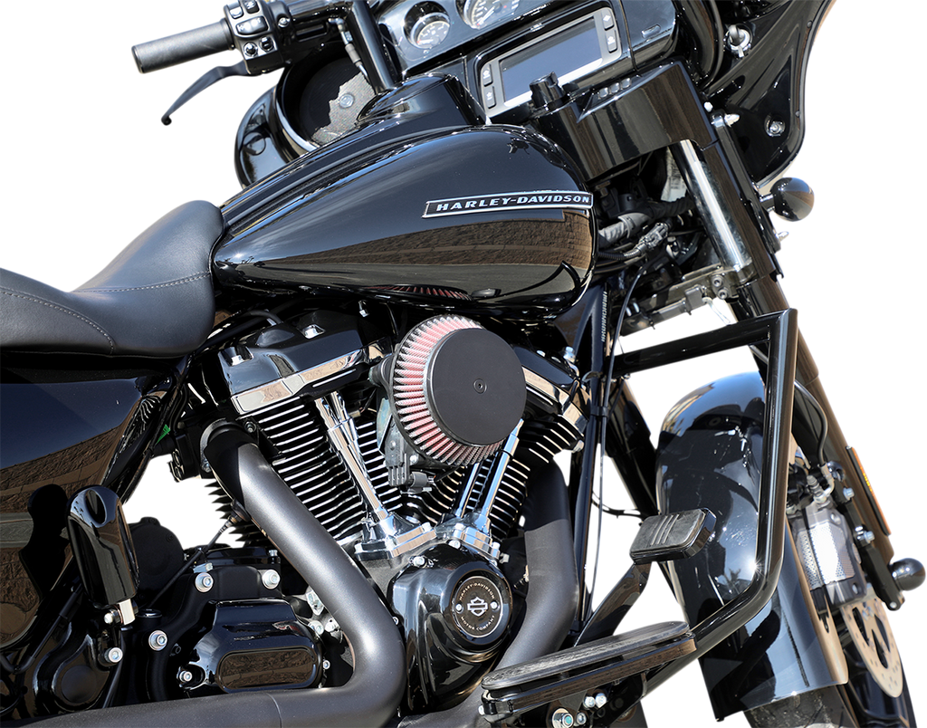 LA CHOPPERS Engine Guard - Black - Twin Peaks LA-7100-00B