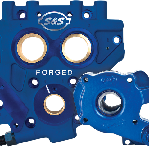 S&S Cycle Oil Pump with Cam Plate for Twin Cam 310-0732 - Precision CNC Forged Aluminum