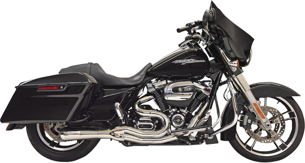 BASSANI XHAUST Road Rage II 2-Into-1 Mid-Length Exhaust System - Chrome Part 1F72C