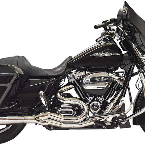 BASSANI XHAUST Road Rage II 2-Into-1 Mid-Length Exhaust System - Chrome Part 1F72C