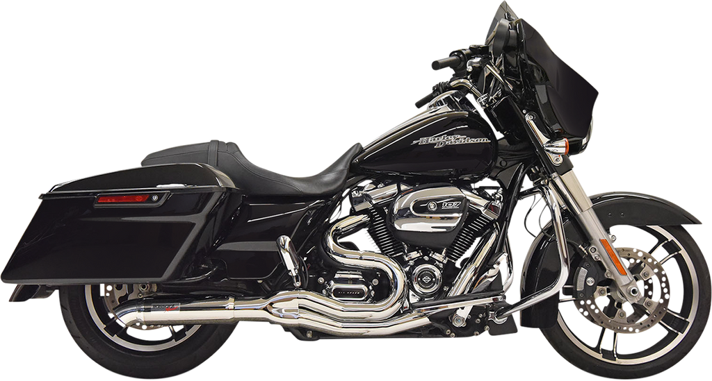 BASSANI XHAUST 2:1 Exhaust System with Chrome Finish - Part Number 1F88C
