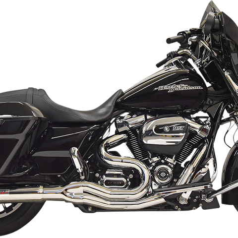 BASSANI XHAUST 2:1 Exhaust System with Chrome Finish - Part Number 1F88C