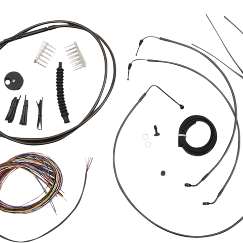 LA CHOPPERS Handlebar Cable/Brake Line Kit - Complete - 15