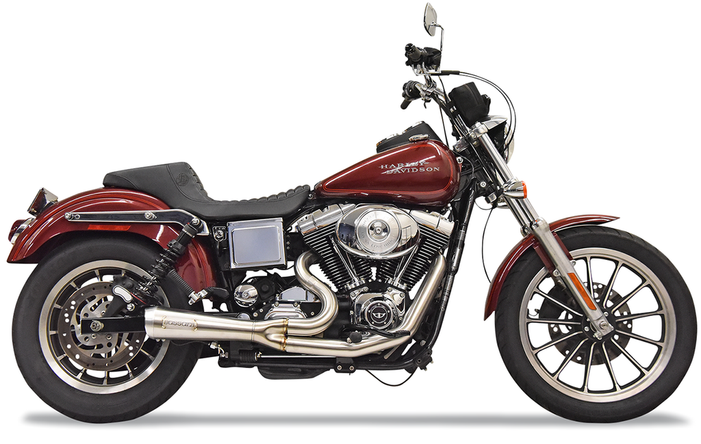 BASSANI XHAUST Ripper 2:1 Exhaust System for Harley Davidson - Stainless Steel 1D5SS