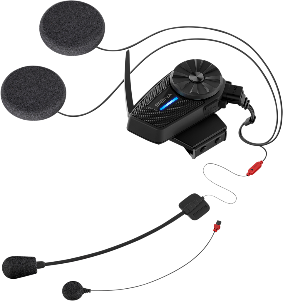 SENA Spider ST1 Communication System - Single SPIDER-ST1-10 with Mesh 2.0 Technology and HD Speakers