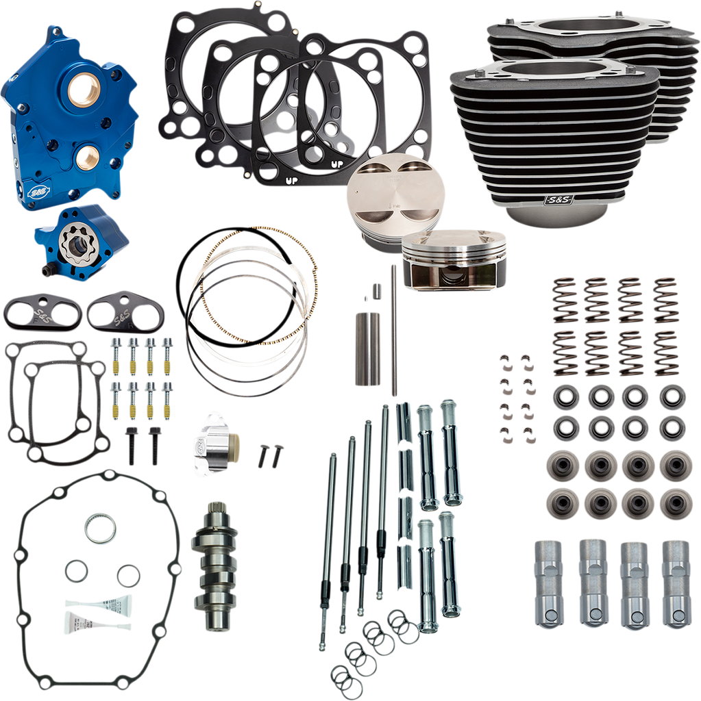 S&S Cycle 124-Inch Big Bore Power Package for Harley-Davidson M8 Engines (Part #310-1052B)