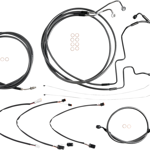 MAGNUM SHIELDING KARBONFIBR Designer Handlebar Installation Kit 787841 - Team Dream Rides