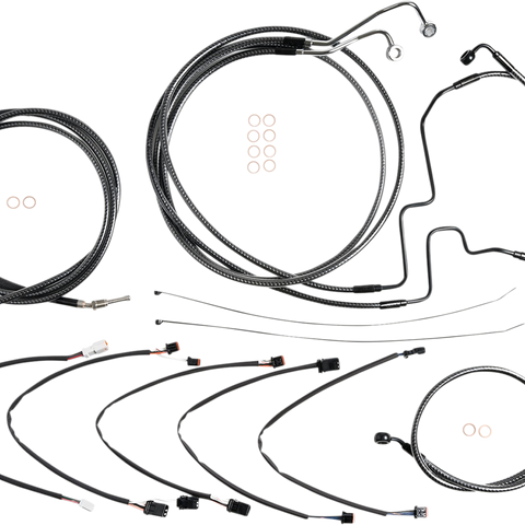 MAGNUM SHIELDING KARBONFIBR Designer Handlebar Installation Kit 787411 - Team Dream Rides