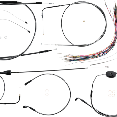 MAGNUM SHIELDING KARBONFIBR Designer Handlebar Installation Kit 787281 - Team Dream Rides