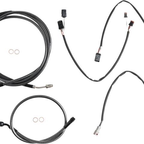 MAGNUM SHIELDING KARBONFIBR Designer Handlebar Installation Kit 787881 - Team Dream Rides