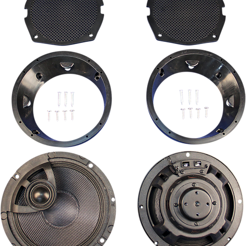 J & M Speaker Kit - Fairing - '98-'13 FLH HC13-6582TW-XRP