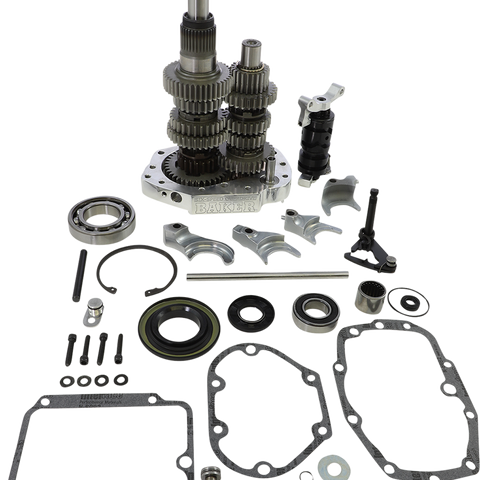 BAKER DRIVETRAIN Overdrive 6-Speed Gear Set for Harley-Davidson '00-'06 (Part OD6-401P-02)