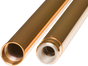 CUSTOM CYCLE ENGINEERING Inverted Fork Tubes - Gold - 43 mm - Stock 710072 - Team Dream Rides