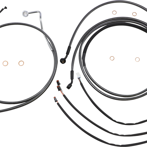 MAGNUM SHIELDING KARBONFIBR Designer Handlebar Installation Kit 787882 - Team Dream Rides