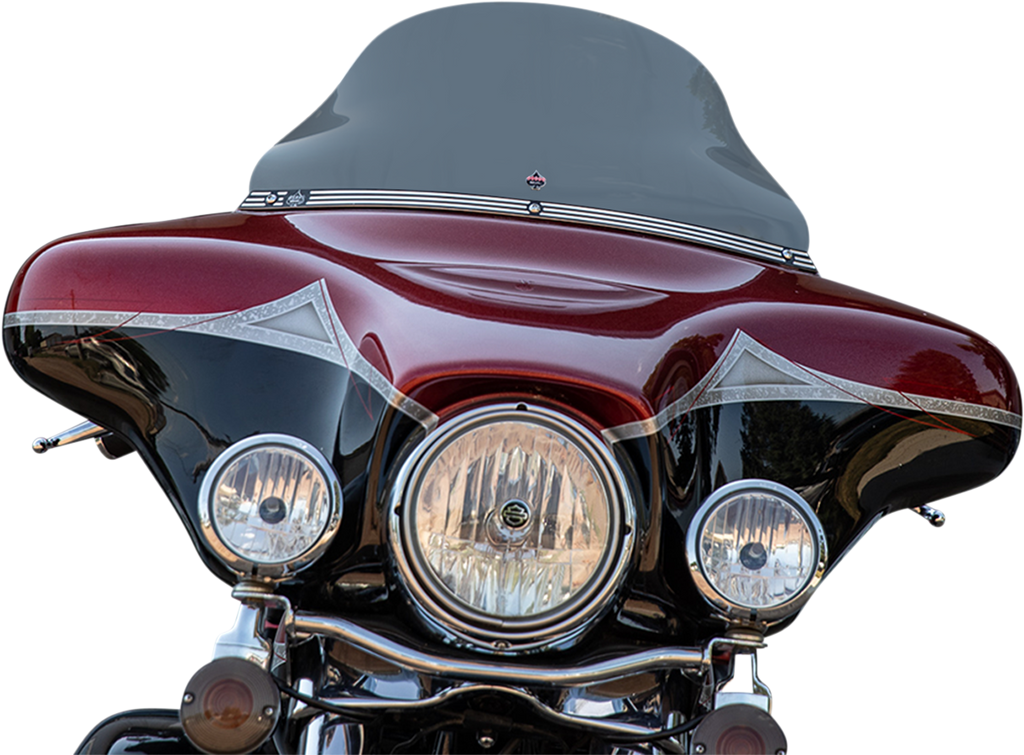 KLOCK WERKS Flare® Tinted Windshield for 1996–2013 Harley-Davidson FLH, KWW-01-0619-T