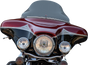 KLOCK WERKS Flare® Tinted Windshield for 1996–2013 Harley-Davidson FLH, KWW-01-0619-T