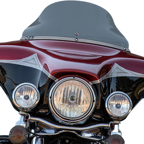KLOCK WERKS Flare® Tinted Windshield for 1996–2013 Harley-Davidson FLH, KWW-01-0619-T