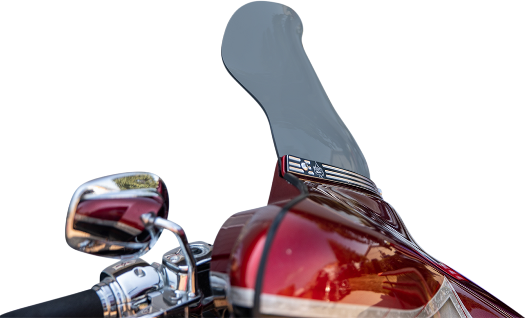 KLOCK WERKS Flare® Tinted Windshield for 1996–2013 Harley-Davidson FLH, KWW-01-0619-T