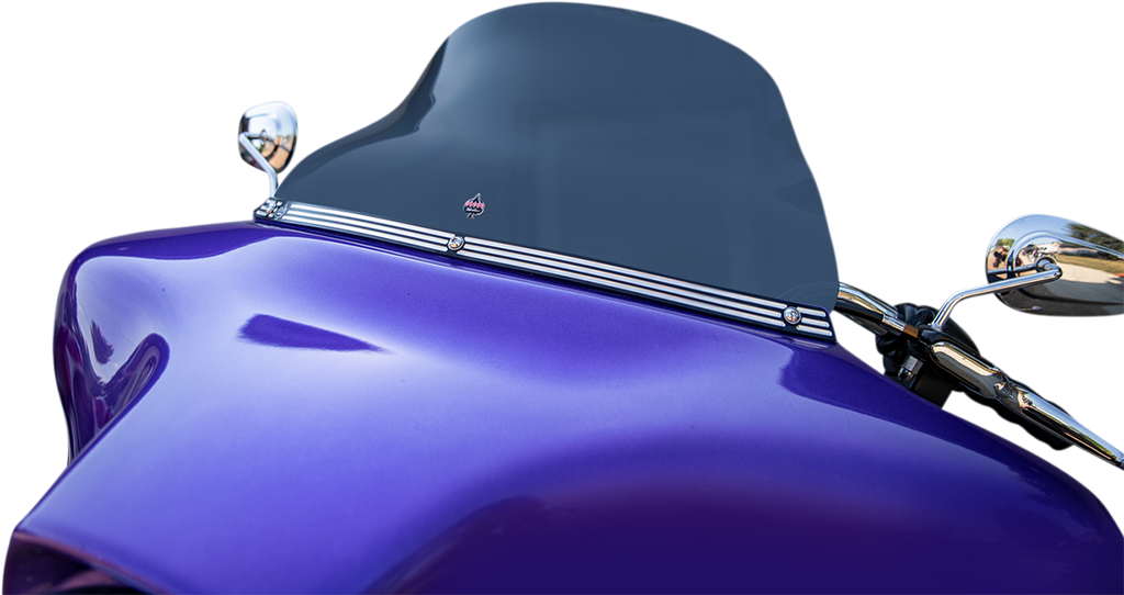 Klock Werks Flare Dark Smoke Windshield for 1996-2013 FLH, KWW-01-0619-DS