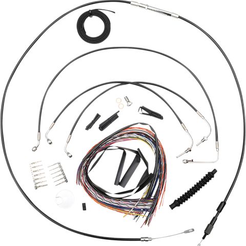LA CHOPPERS Handlebar Cable/Brake Line Kit - Quick Connect - Complete - 12